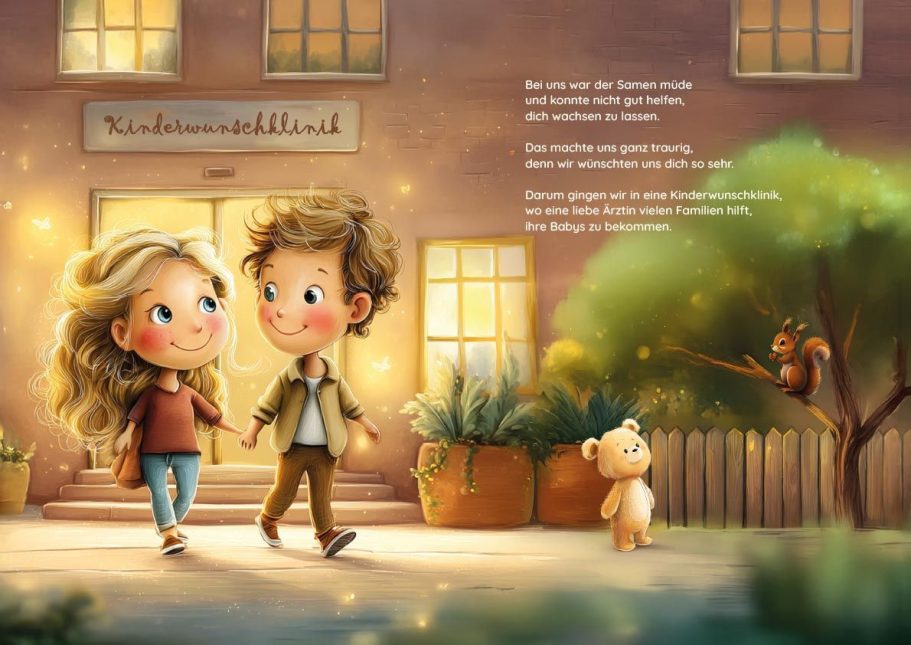 Weg zur Kinderwunschklinik – Aufklärungsbuch Samenspende