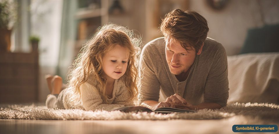 Kindgerechte Erklärung von Eizelle und Samenzelle im Kinderbuch über künstliche Befruchtung