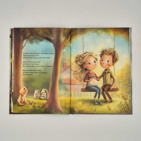 Kinderbuch zum Thema Kinderwunsch in der Innenseite